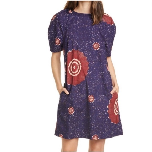 Ulla Johnson Waverly Poplin Shift Dress - Picture 1 of 8